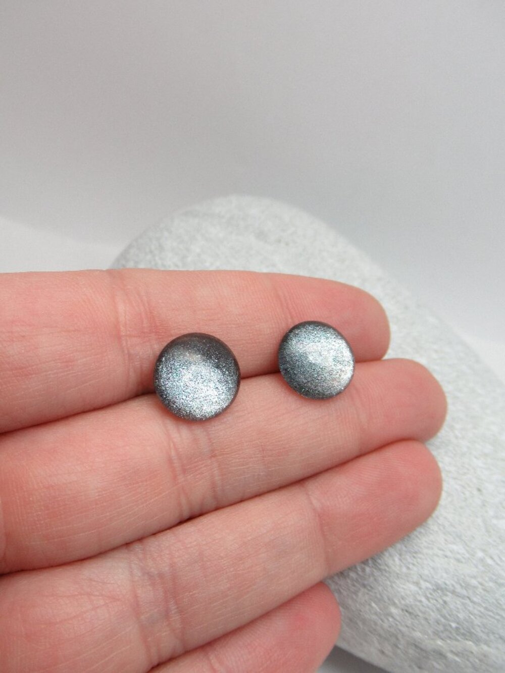 Handmade cabochon earrings